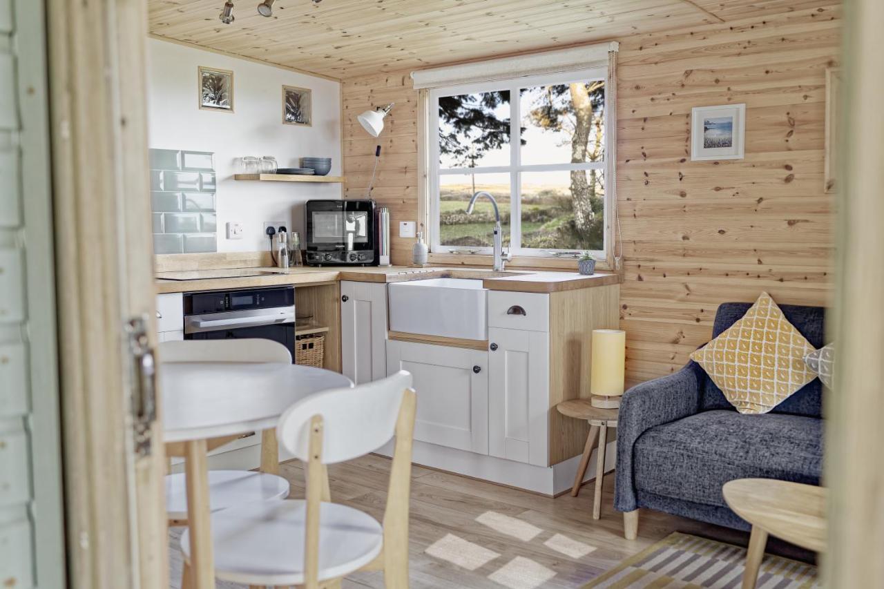 Scandi Cabin On A Hill, With Stunning Panoramic Views Ludgvan Екстер'єр фото