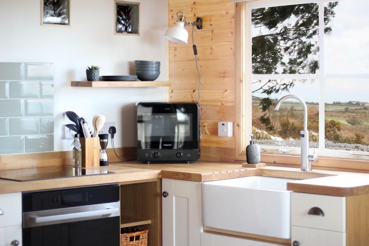 Scandi Cabin On A Hill, With Stunning Panoramic Views Ludgvan Екстер'єр фото